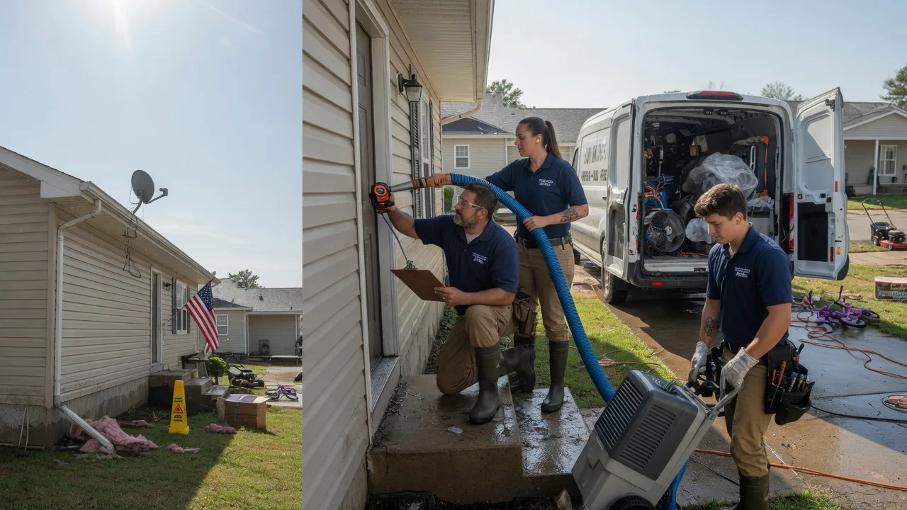 Ceiling Water Damage Restoration in Grant City, MO near me